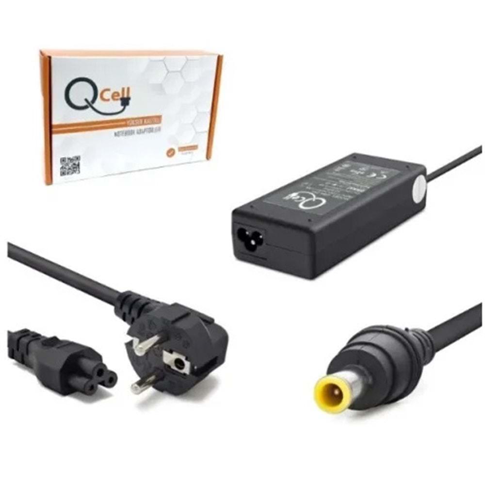 Qcell QBA-060 19V 3.16A 5.5*3.0 Samsung Notebook Adaptör