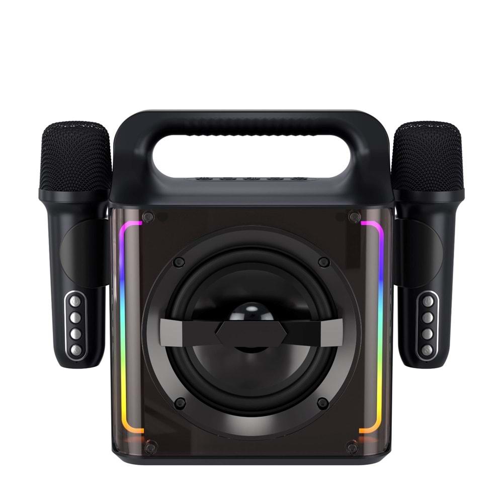 Venandin Stormax Bluetooth Çift Mikrofonlu RGB Işıklı Yükses Ses Müzk Kutusu