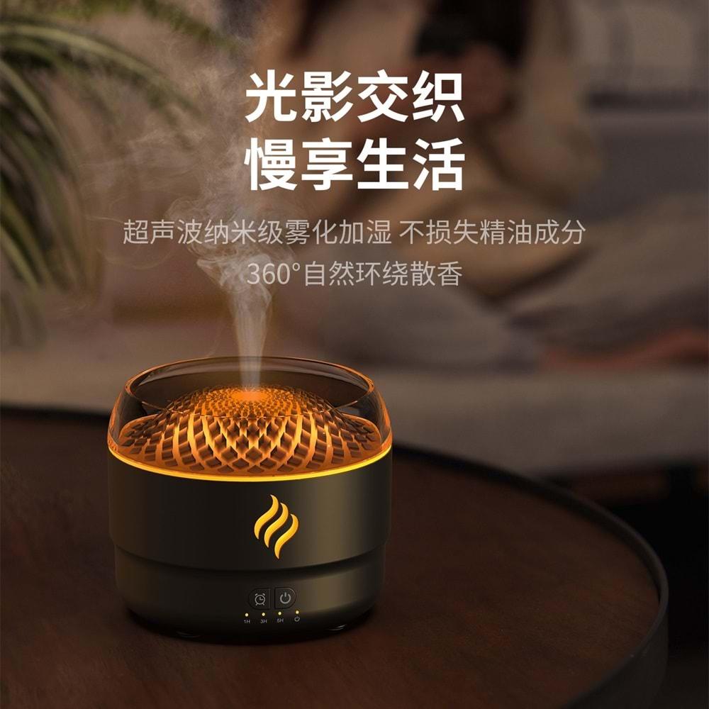 Venandin NVR-3055 Hava Nemlendirici Yanardağ Görünümlü Siyah/Beyaz