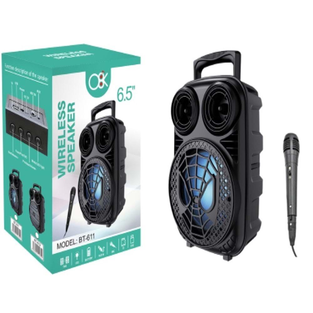 Platoon BT-611 Bluetooth/Usb/Sd Mikrofonlu Müzik Kutusu