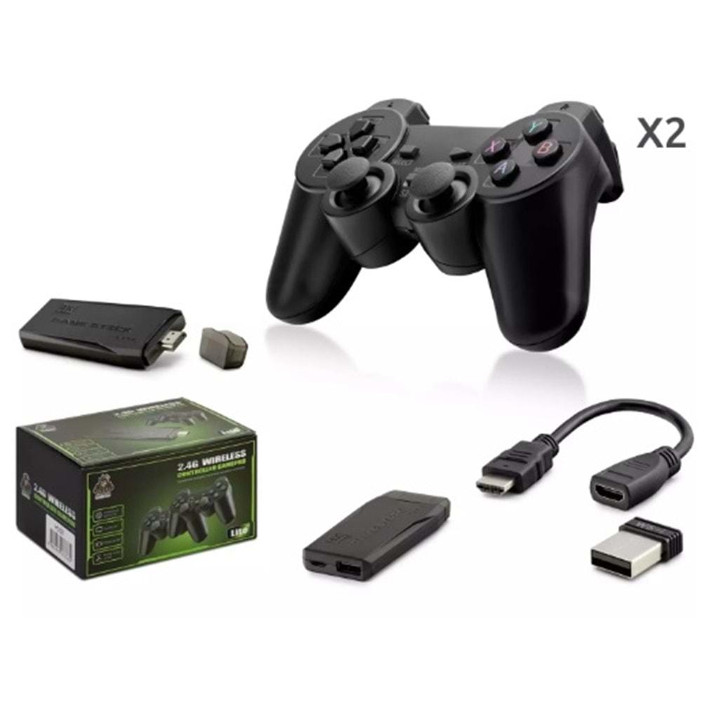 Hadron HD327 Retro Game Stick Kablosuz Çiftli Siyah