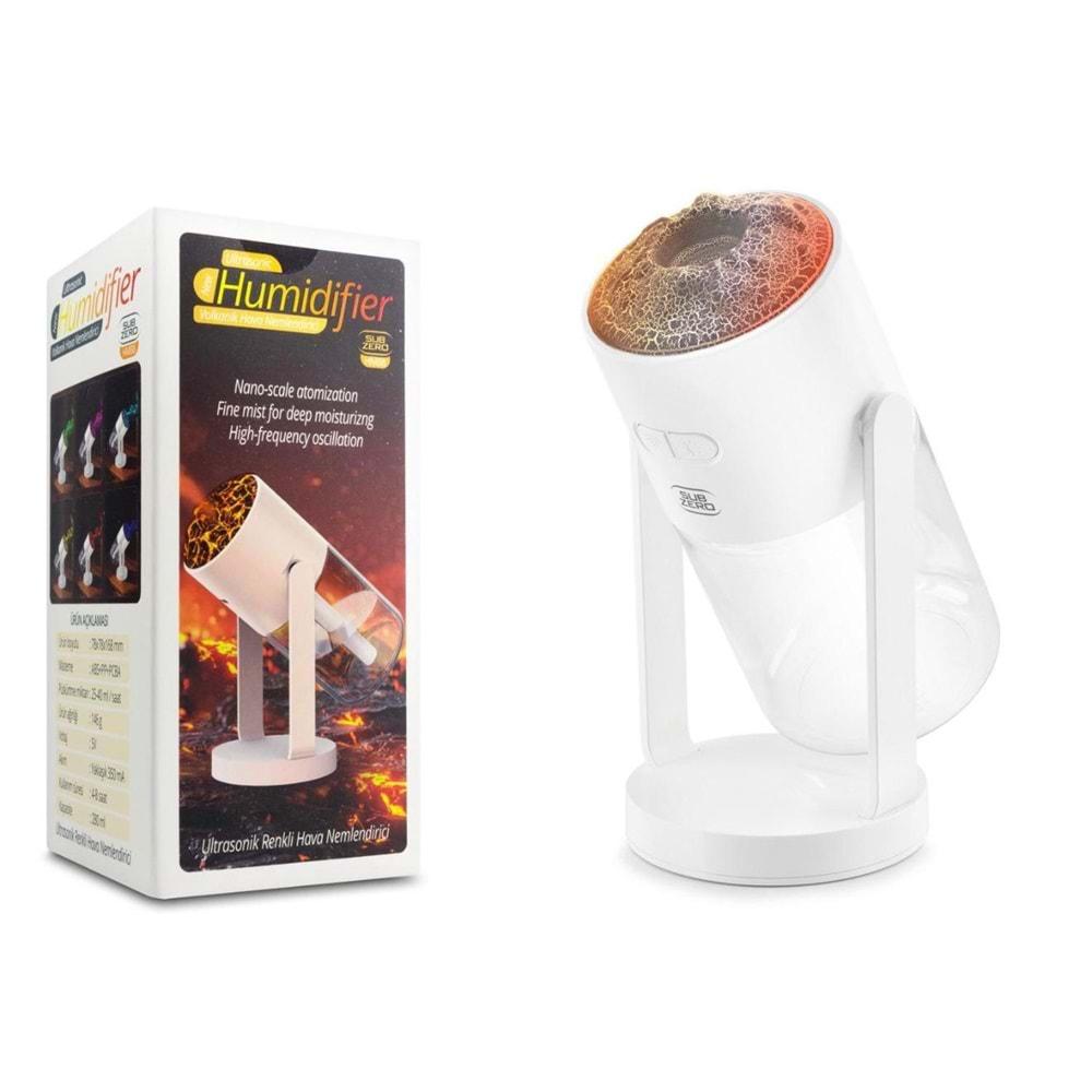 Subzero HM88 Humidifier Hava Nemlendirici Volkanik Görünüm Işıklı Buhar Makinesi