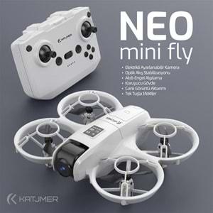 Katjmer Neo Mini Fly 300K 4 Yönlü Engel Önleme+Optik Akış Hover+3D Taklalar Super Drone (2batarya)