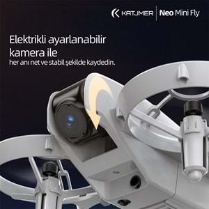 Katjmer Neo Mini Fly 300K 4 Yönlü Engel Önleme+Optik Akış Hover+3D Taklalar Super Drone (2batarya)