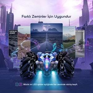 Katjmer D901 Uzaktan Kumandalı Drift Dublör Araba 360 Derece Dönebilen Ve Her Yöne Giden (2 batarya)
