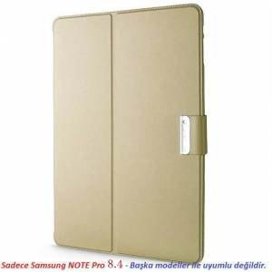Totu Samsung Galaxy Tab Pro 8.4 Tablet Kılıfı - Kahverengi