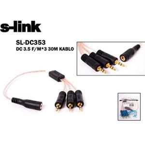 S-link SL-DC353 DC3.5/F to DC3.5/M*3 Kablosu