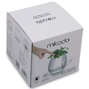 Mikado MD-P15BT TF Kart Destekli Çiçek Saksı Akıllı Dokun Bluetooth Speaker - Mavi