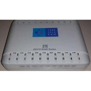 Zte ZXV10 W300 Kablosuz Türk Telekom 4 portlu ADSL2+ 802.11b/g/n Modem