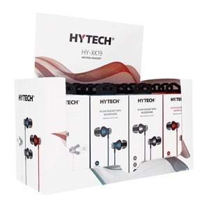 Hytech HY-XK19 Renkli Mikrofonlu Kulaklık - Beyaz