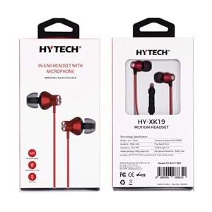Hytech HY-XK19 Renkli Mikrofonlu Kulaklık - Kırmızı