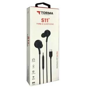 Torima S11+ Type-C Girişli Mikrofonlu Kulaklık Tak Çalıştır