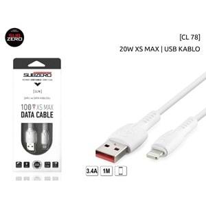 Subzero CL78 3.4A İphone Hızlı Şarj Data Kablosu