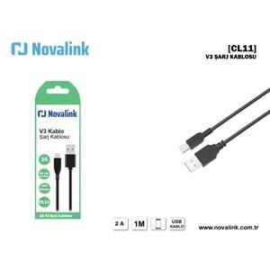 Novalink CL11 V3 5Pin 50cm Şarj Kablosu