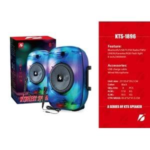 Subzero KTS-1896 RGB Bluetooth/Usb/Sd Müzik Kutusu