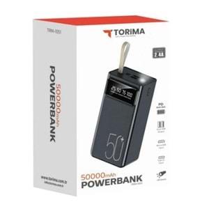Torima TRM-1051 Hızlı Şarj Özellikli Dijital Göstergeli 50.000 Mah Powerbank