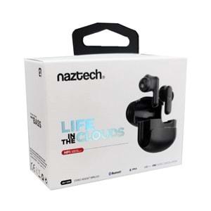 Naztech MC15 Tws Kablosuz Bluetooth V5.3 Kulaklık Siyah Uzun Şarj Süresi