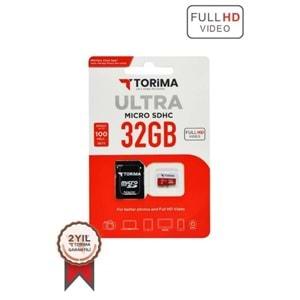 Torima Siyah Kırmızı Ultra Micro SDHC 32 GB Hafıza Kartı
