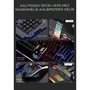 Torima TMK-06 Gamınk Metal Klavye Mouse Set