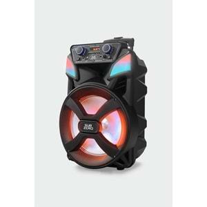 Subzero WR169 Profosyonel Işıklı KablosuzMikrofonlu müzik kutusu