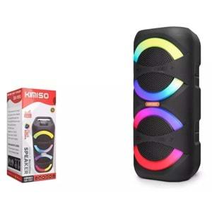 Kımıso QS-1953 RGB Bluetooth Müzik Kutusu 2X10W 2X6.5