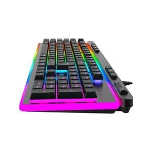 Claw's Nova K1 360° Özelleştirilebilir Rgb & Yazılımlı Full Membran 104+7 Tuşlu Ekstra Multimedya / Rollover Ses Kontrol Mekanizmalı Gaming Klavye