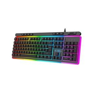 Claw's Nova K1 360° Özelleştirilebilir Rgb & Yazılımlı Full Membran 104+7 Tuşlu Ekstra Multimedya / Rollover Ses Kontrol Mekanizmalı Gaming Klavye