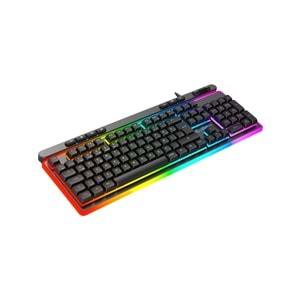 Claw's Nova K1 360° Özelleştirilebilir Rgb & Yazılımlı Full Membran 104+7 Tuşlu Ekstra Multimedya / Rollover Ses Kontrol Mekanizmalı Gaming Klavye