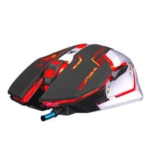 Rampage KM-R77 Siyah Usb 3 Farklı Ledli Gaming US Layout English Multimedia Klavye + Mouse Set