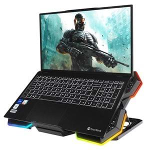 Rampage AD-RC13 BELLATRIX Siyah 5 Fan 2 USB RGB Işıklı 15-17 Notebook Soğutucu Stand