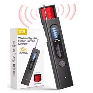 Pars PRS-X13 Tam Aralıklı Kamera Bulucu Anti Hata Dinleme Cihazı Anti-Spy Araba GPS Takip Cihazı RF Kablosuz Sinyal Tarayıcı