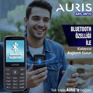 Auris ARS-MF10 Çift Sim kartlı/Bt/Radio/Lamba/BTK Kayıtlı Tuşlu Telefon