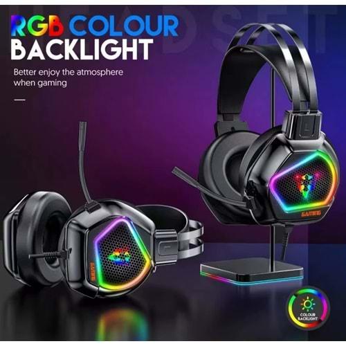 Yk Design G601 Profesyonel Headset Pro 7.1 Usb Girişli Rgb Gaming Oyuncu Kulaklığı