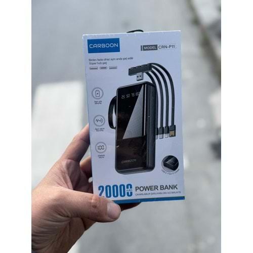Carboon CRN-P11 20.000 Mah Kendinden Kablolu Powerbank