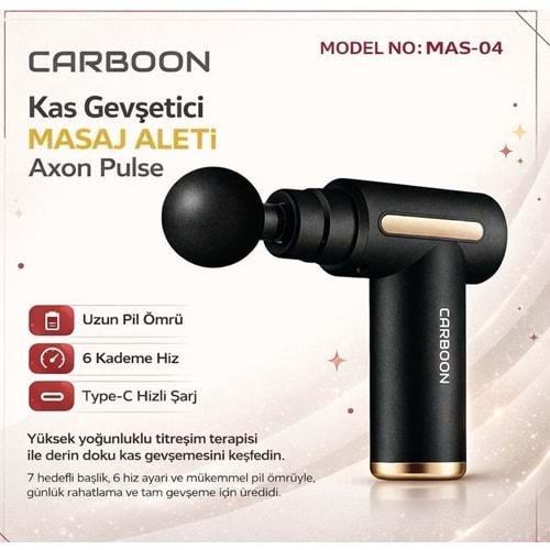 Carboon MAS-04 Masaj Aleti 4 Başlıklı Dokunmatik