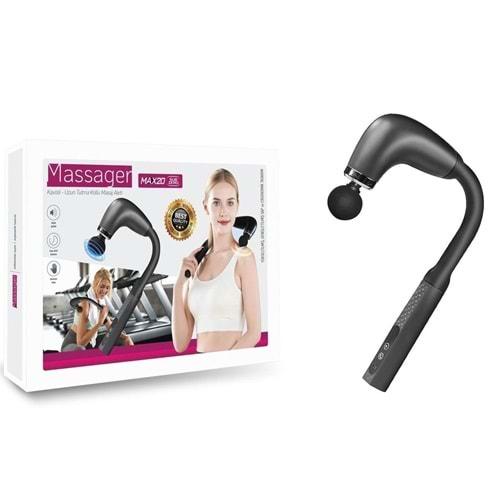 Subzero MAX20 LCD Ekranlı, 9 Hız ve Modlu Profesyonel Masaj Aleti, 4 Başlık ile Rahatlatıcı Kullanım