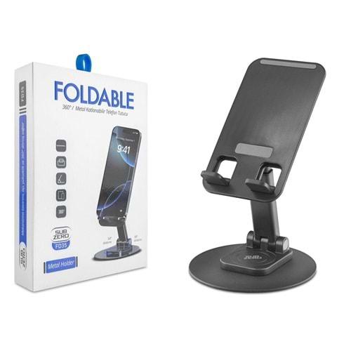 Subzero FD35 Metal Masa Telefon Tutacagı 360 Derece Döner