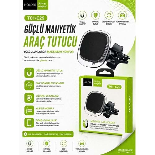 Carboon T01-C29 Manyetik Telefon Tutucu