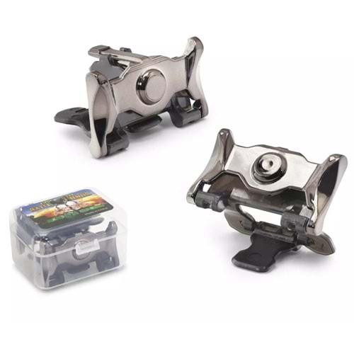 HADRON HDX3580 Mobil Oyun Tetiği L1 R1 Ateş Butonu PUBG Free Fire Uyumlu - Siyah