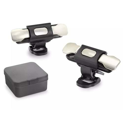 HADRON HDX3581 Mekanik Mobil Oyun Tetiği L1 R1 Switch Hisli PUBG CoD Uyumlu - Siyah