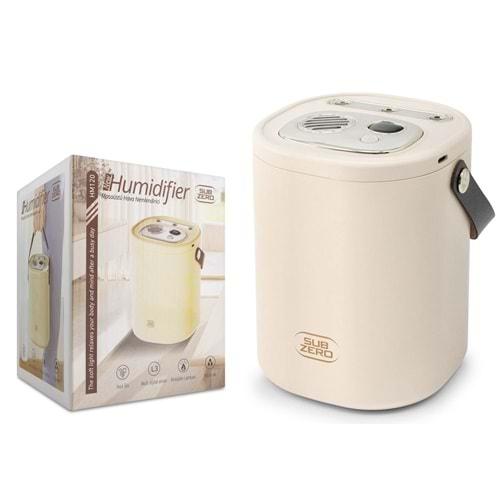 Subzero HM120 2000 ml Kapasiteli Su Haznesi 3Spreyli Kullanım-Akıllı dijital Nemlendirici