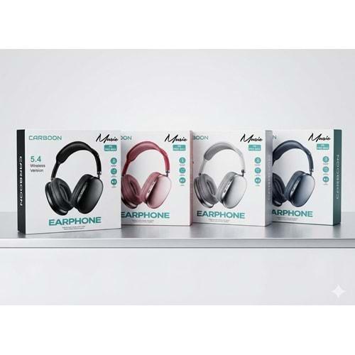 Carboon P9 Pro Max Bluetooth 5.4 Mikrofonlu Kulaküstü Kablosuz Kulaklık