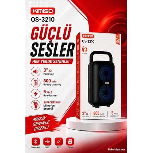 Kımıso QS-3210 Bluetooth /Sd/Usb Müzik Kutusu