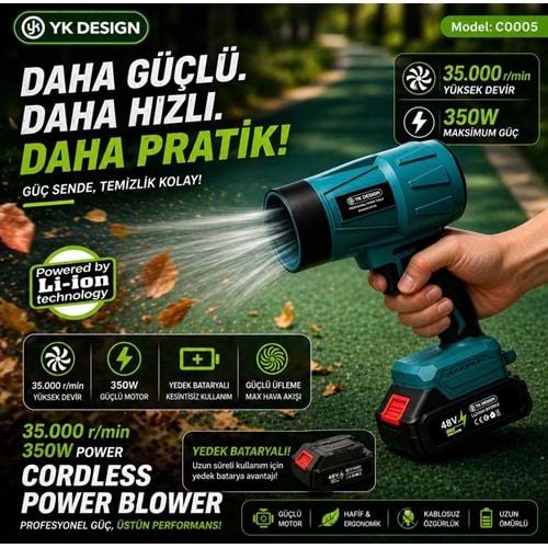 Yk Design C0005 35.000RPM Hava Üfleyici Turbo Fan
