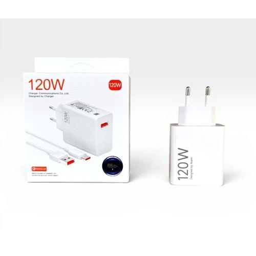 Wİ 120W Type-c Saliseli Turbo Şarj Aleti