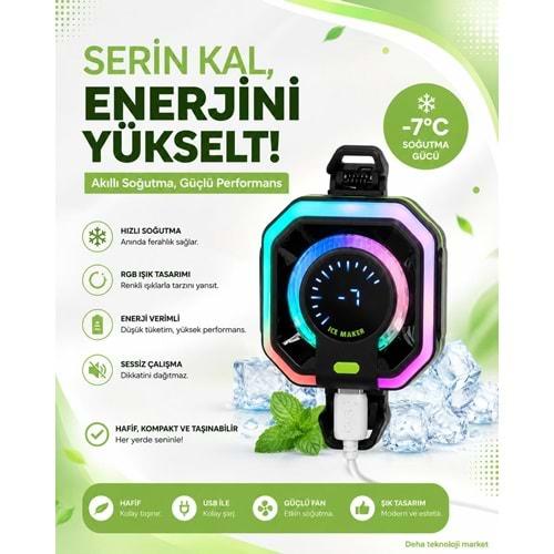 Novalink HK5 PRO Telefon Buz Soğutucu Fan
