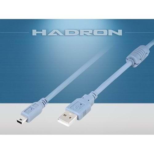 Hadron HD4190 10 Mt. USB To V3 (5 Pin) Mini USB Harici HDD Kablosu