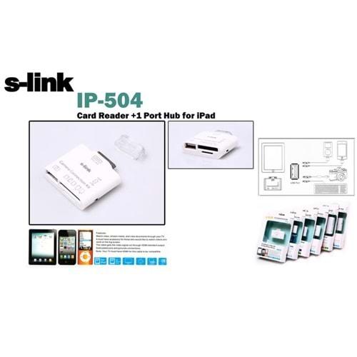 S-link IP-504 Ipad 5 in 1 Kart Okuyucu