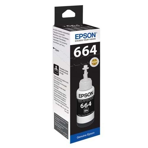 Epson T6641 (Orijinal) 70 Ml. Mürekkep BK-Black