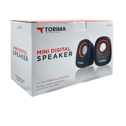 Torima D-05 1+1 USB 2.0 Mini Hoparlör